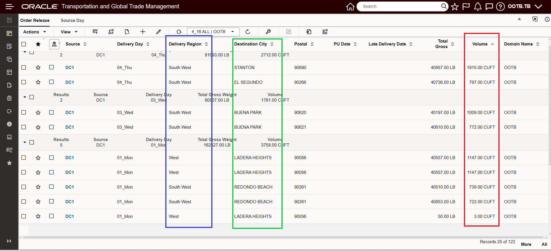 Advanced Sort on Grouped Table - Result