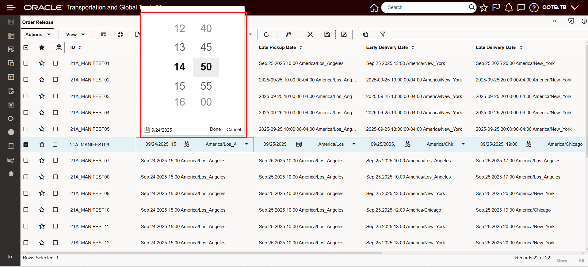 Inline Edit - 24-hour Time Format