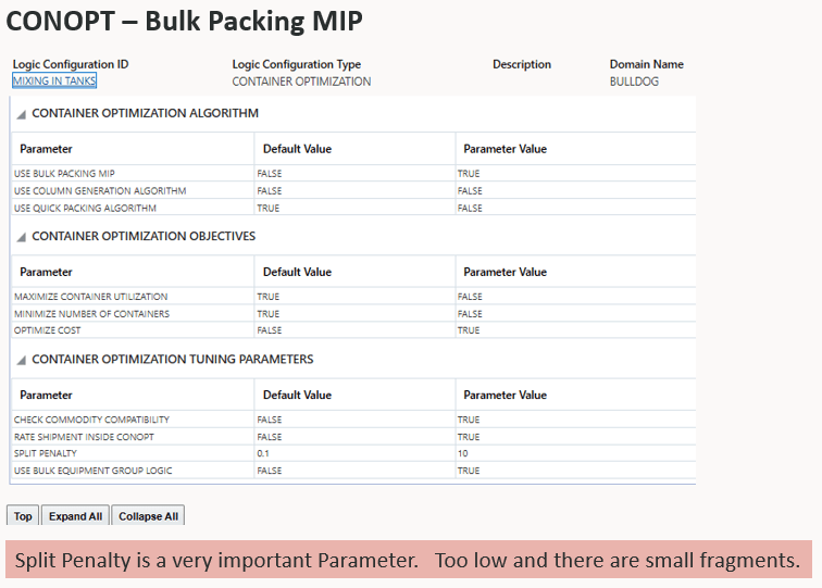 Conopt Logic Configuration