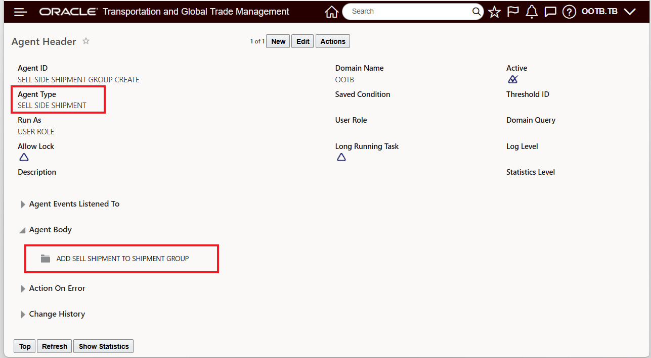 Sell Side Shipment Automation Agent - View