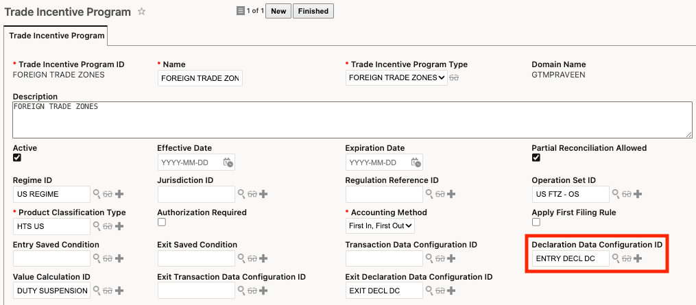 Trade Incentive Program