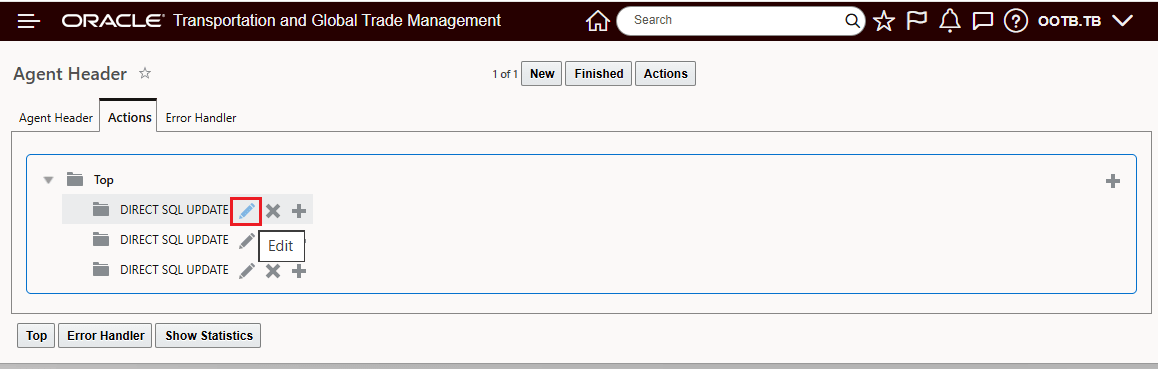 Automation Agent - Edit The Direct SQL 