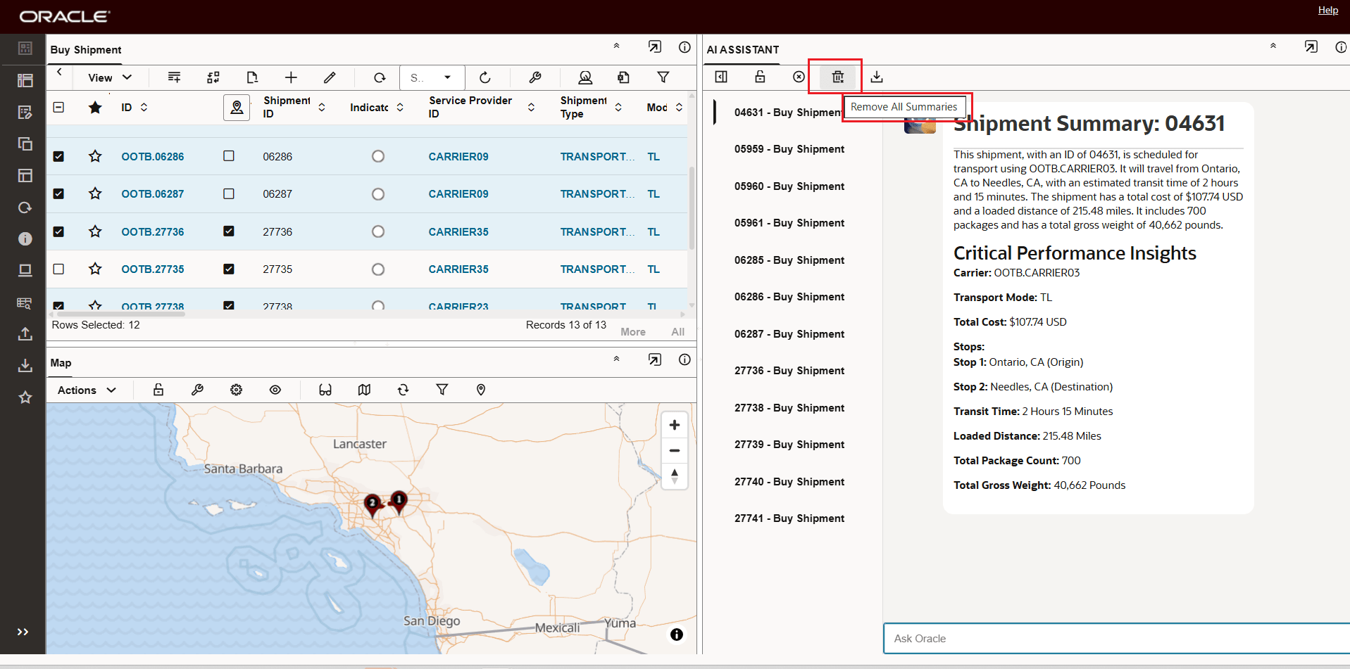 Remove All Summaries