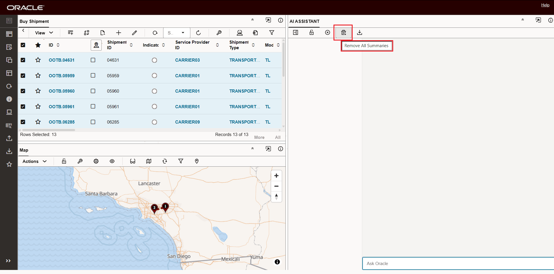 Remove All Summaries - Result