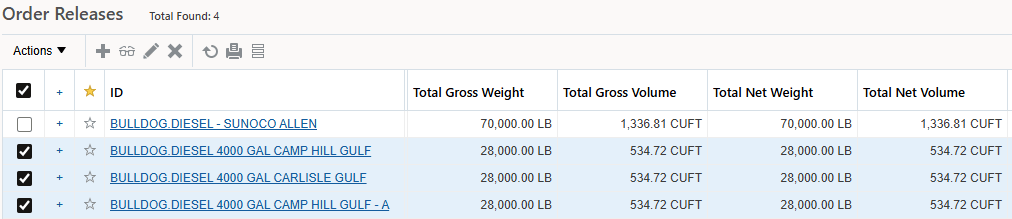 Orders to be Planned