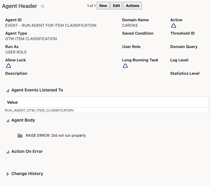 Automation Agent with Run Agent as Event
