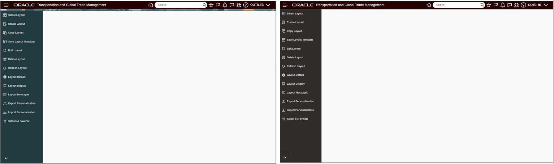 Updated Redwood Enhanced Workbench Look vs. Original