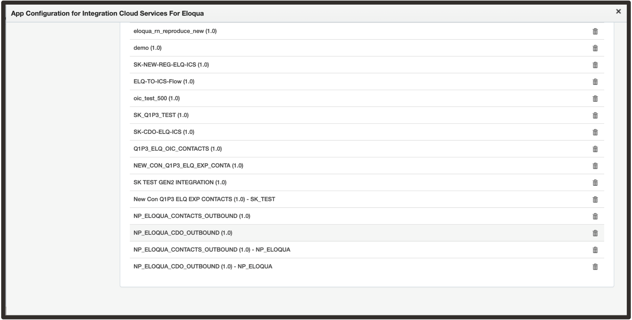 Screen capture showing project identifier in Outbound flow's User Experience