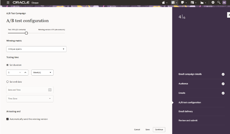 Redwood A/B Test Campaign Guided Process