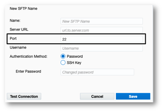 Seting your own server port 