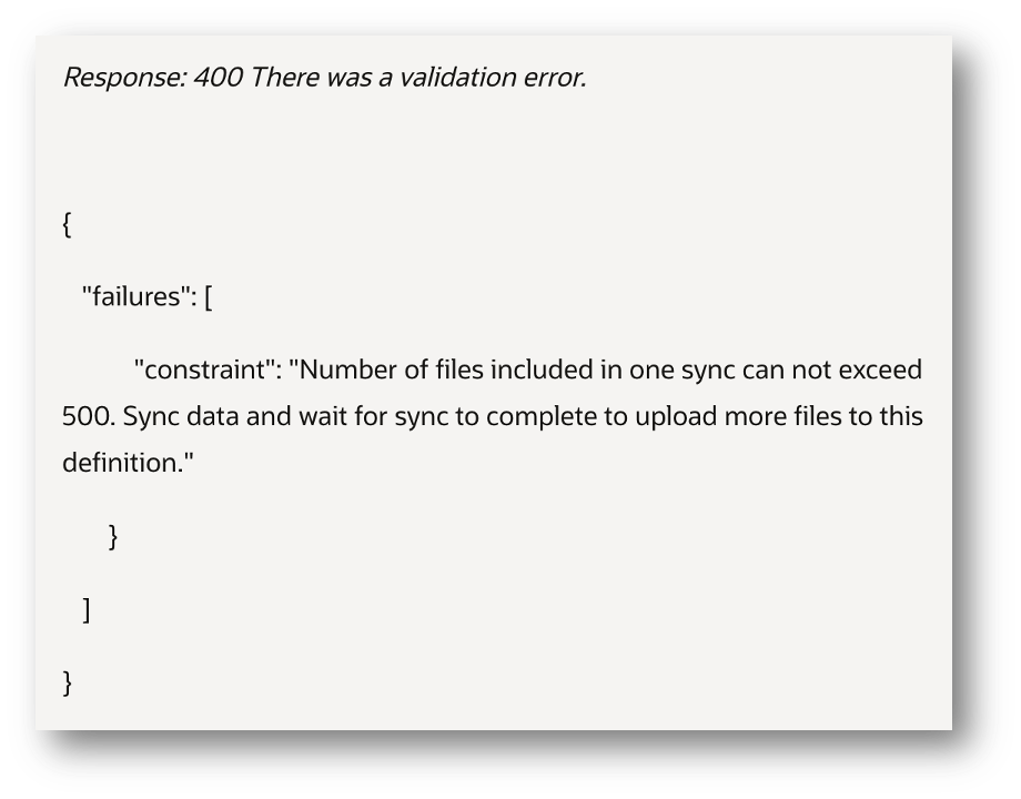 Bulk API Changes - Sample Code