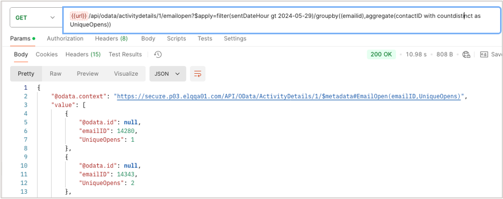 Aggregate Data Queries Enabled