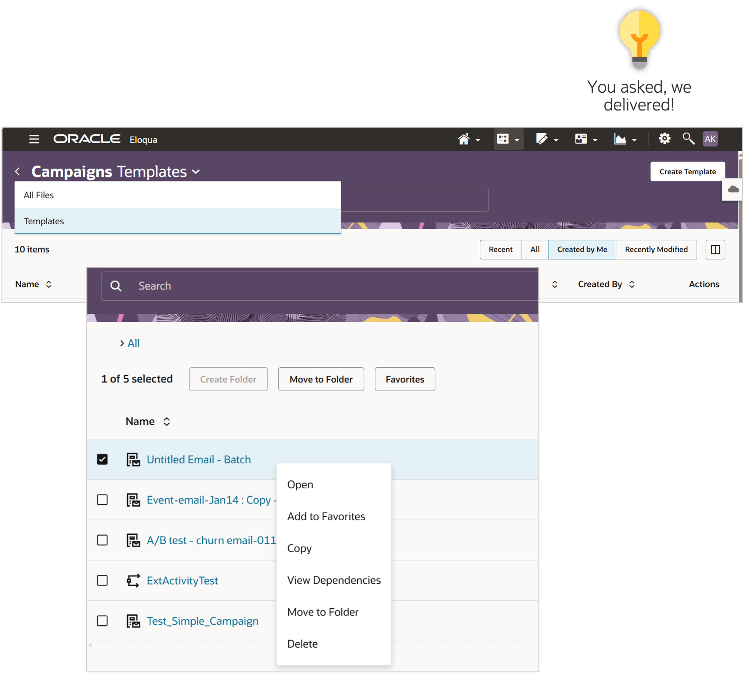 Campaign Template Manager