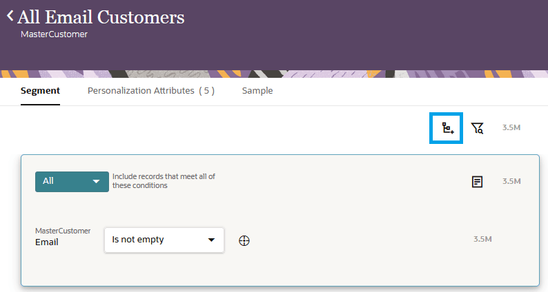 Add Waterfall Attribute to Segment 