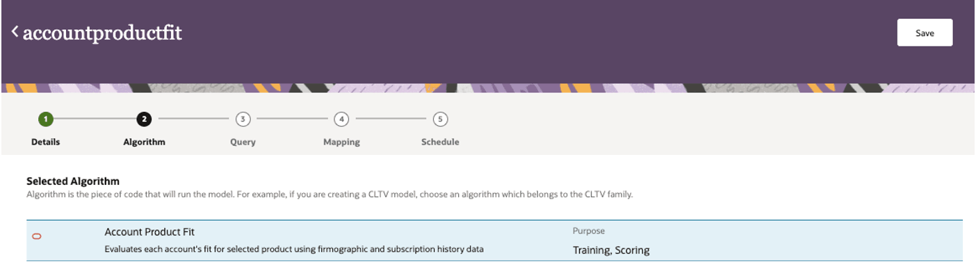 Select Algorithm step 