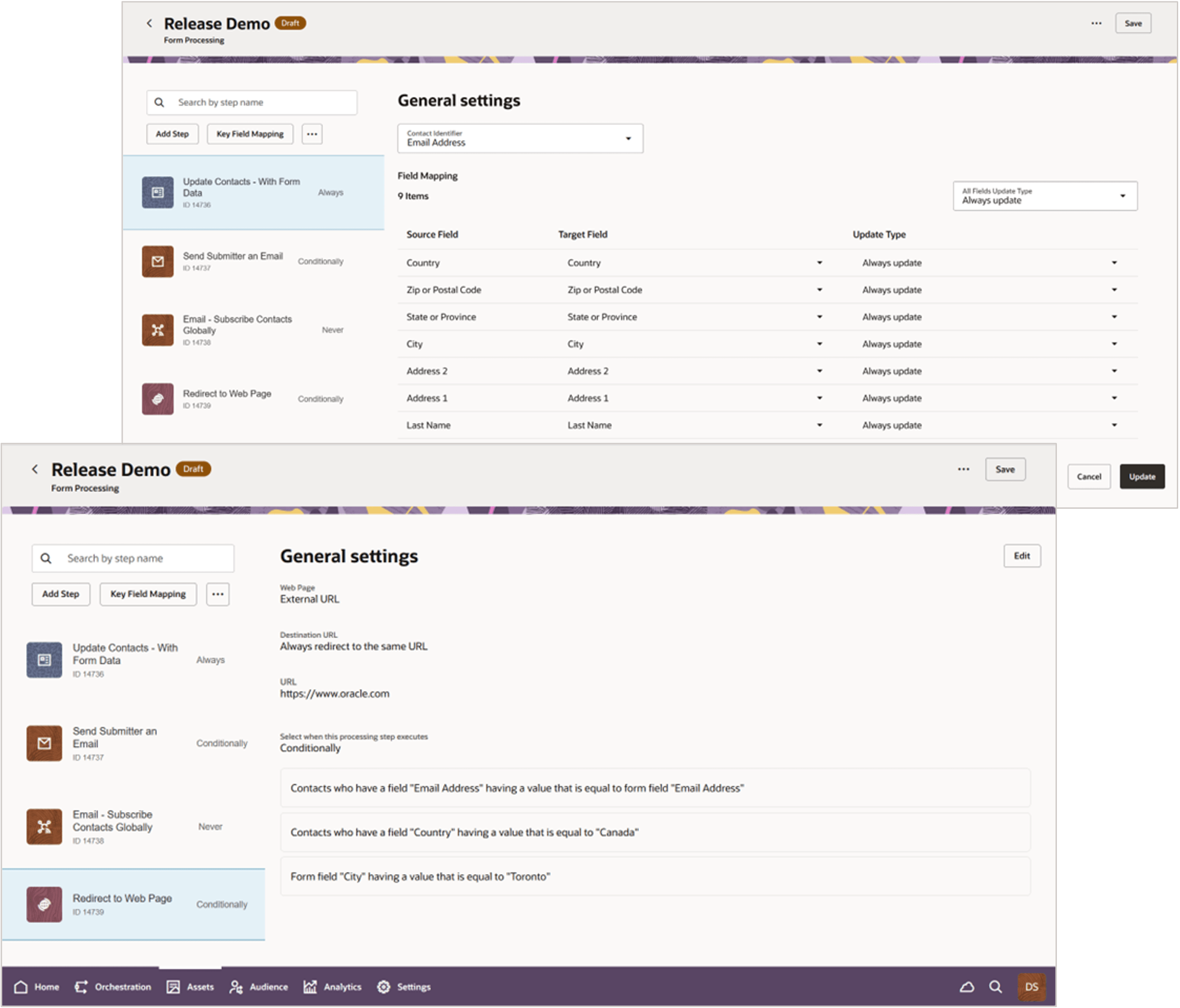 Form Processing Step Design Refresh
