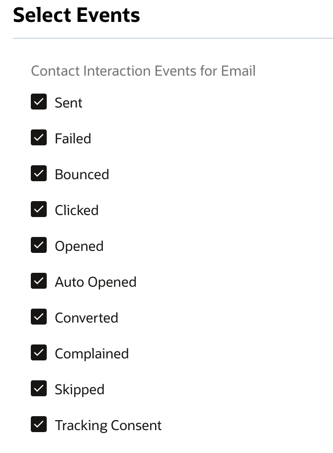CED Email Tracking Consent selection