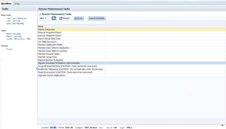mage Shows Migrating Schedules To The EPM Platform Job Scheduler