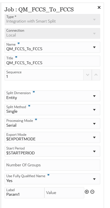 Image shows the Integration with Smart Split job type in the Pipeline