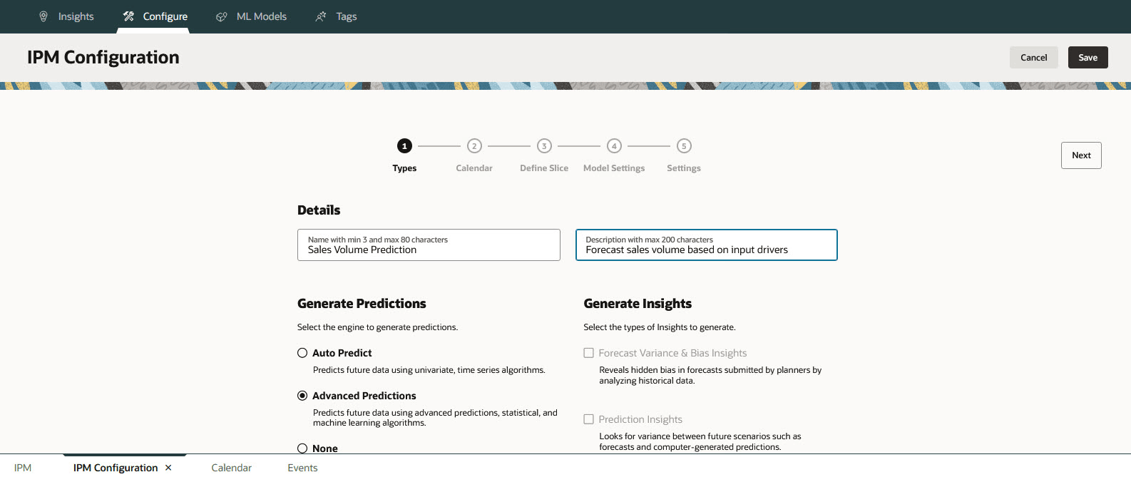 IPM Configuration Wizard