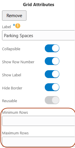 Grid Attributes