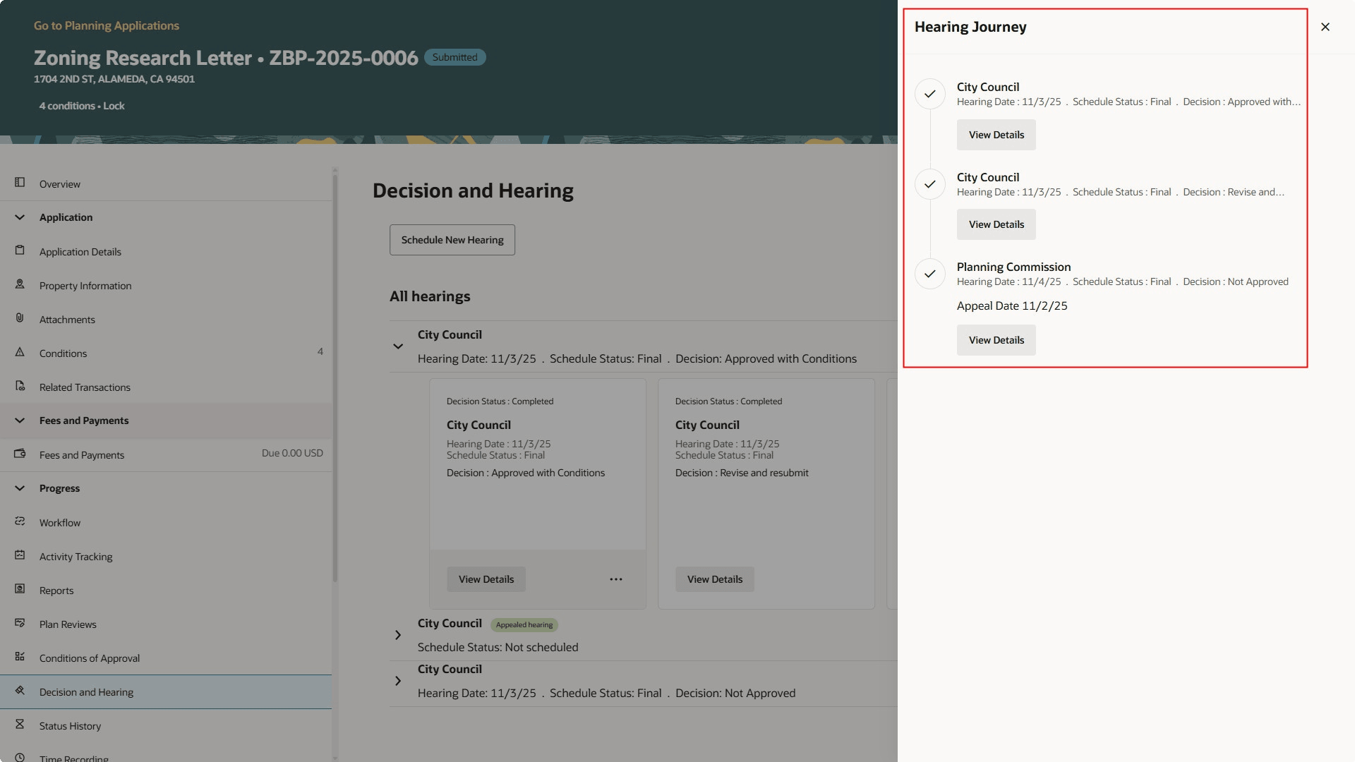 Hearing Journey Drawer