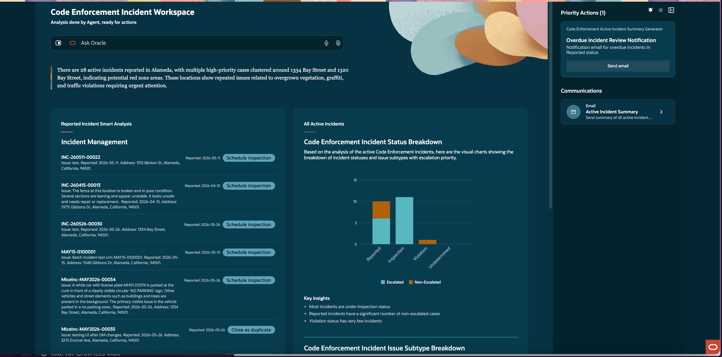 Code Enforcement Incident Workspace Agentic App