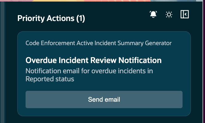 Priority Actions