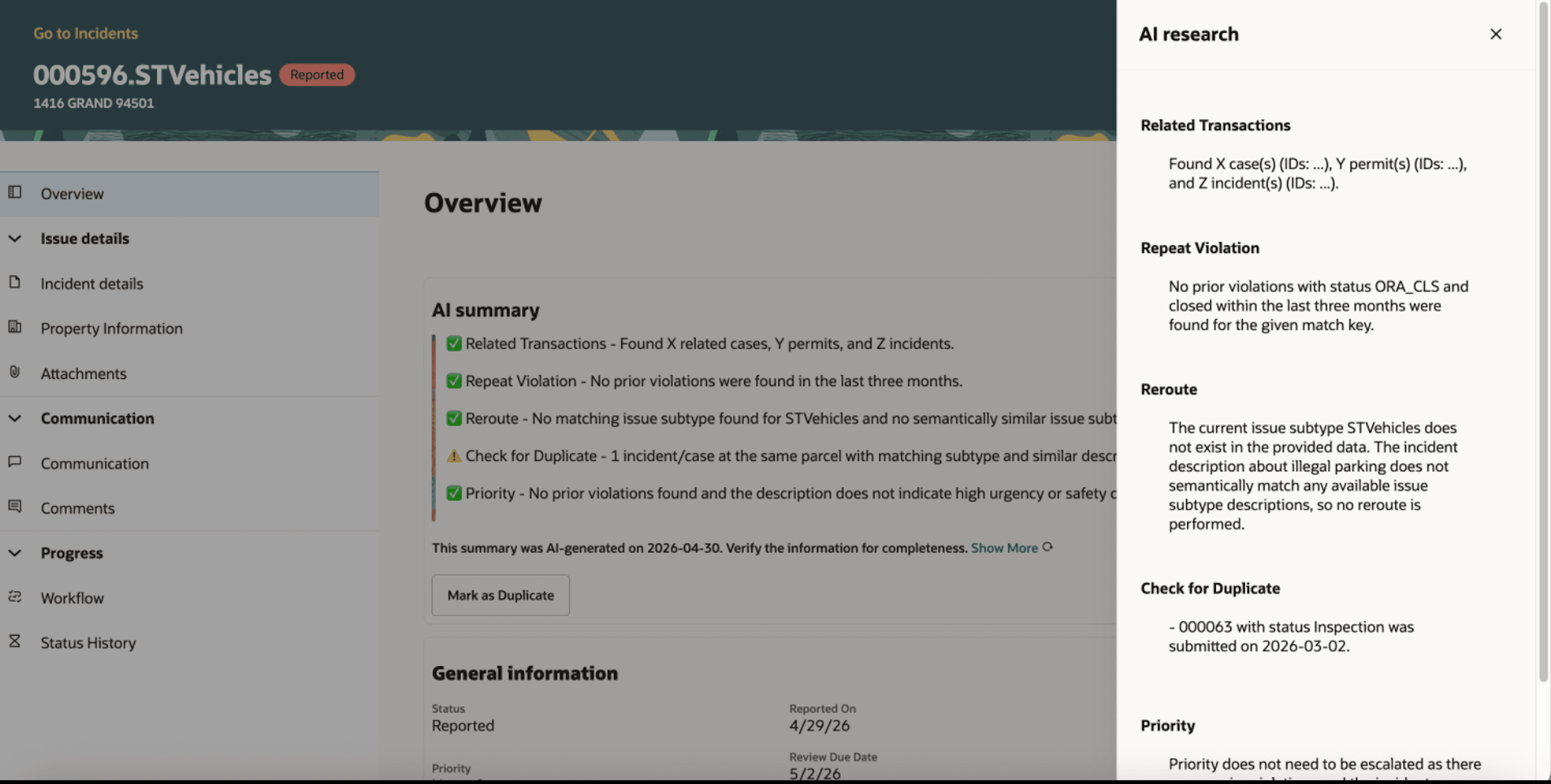 AI research drawer