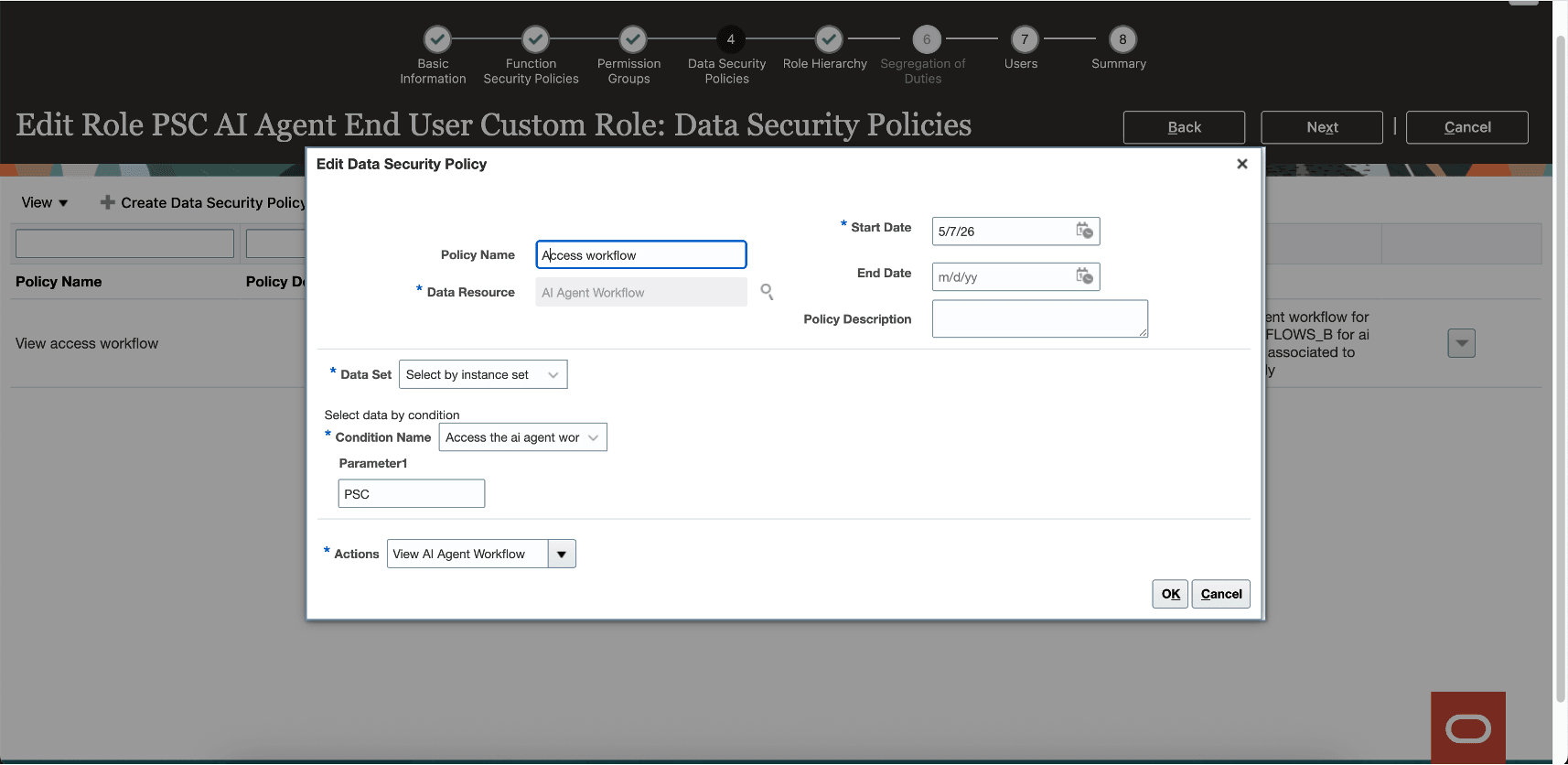 Data security policy