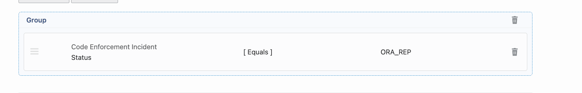 Rule Criteria