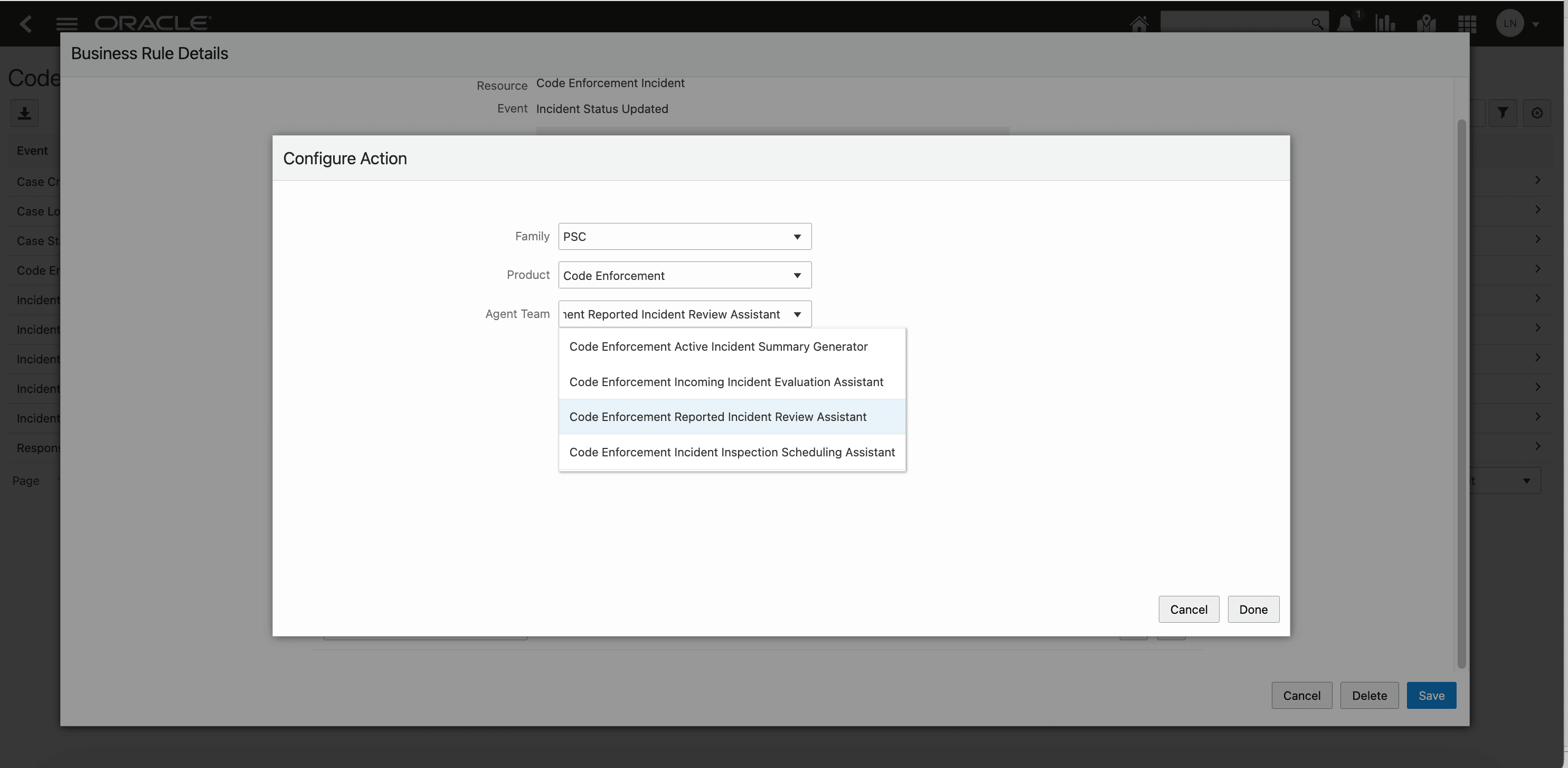 Configure