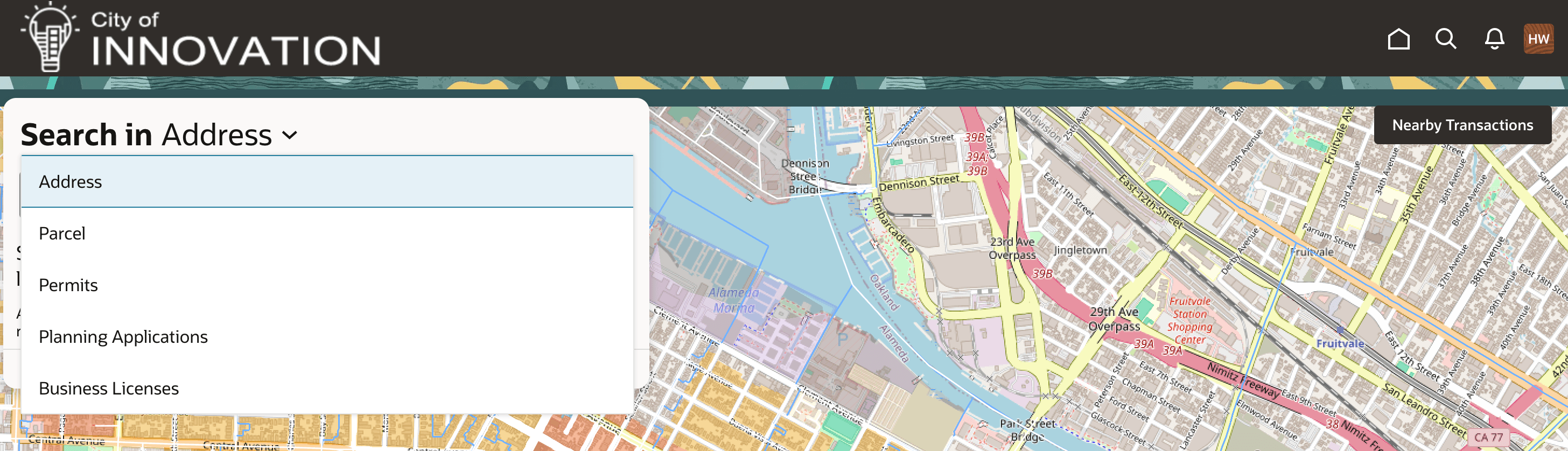 Explore your city search
