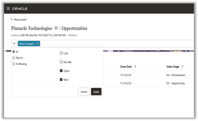 Multi-select option with FCL fields