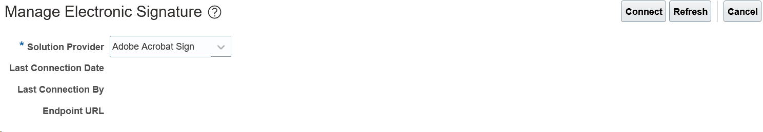 Acrobat Sign Configuration