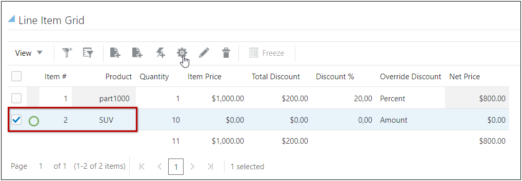 Unconfigured Model in Transaction UI