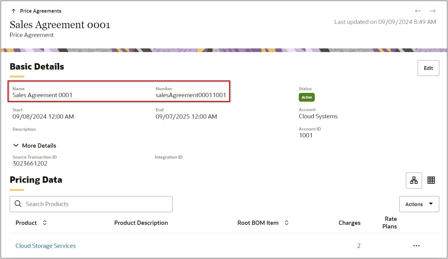 Pricing Portals - Sales Agreement