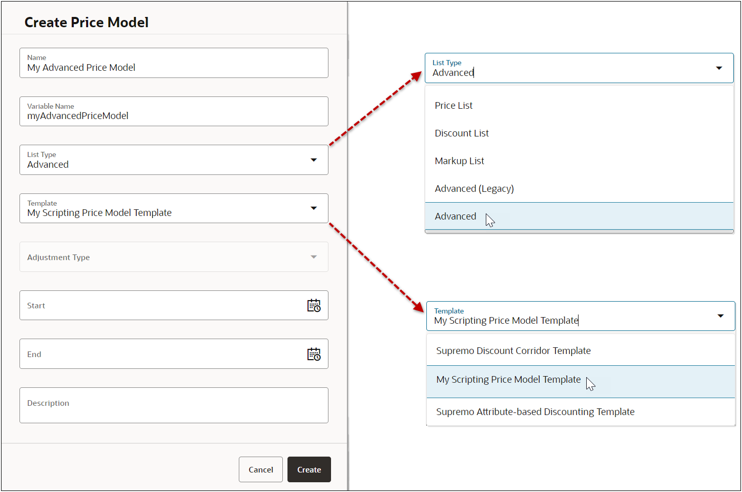 Create Advanced Price Model