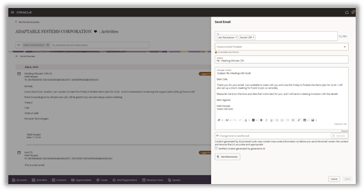 Reply to emails using generative ai
