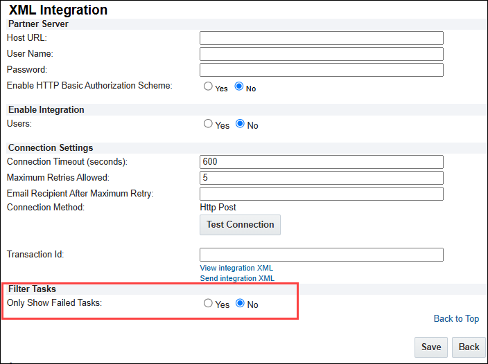XML Integration