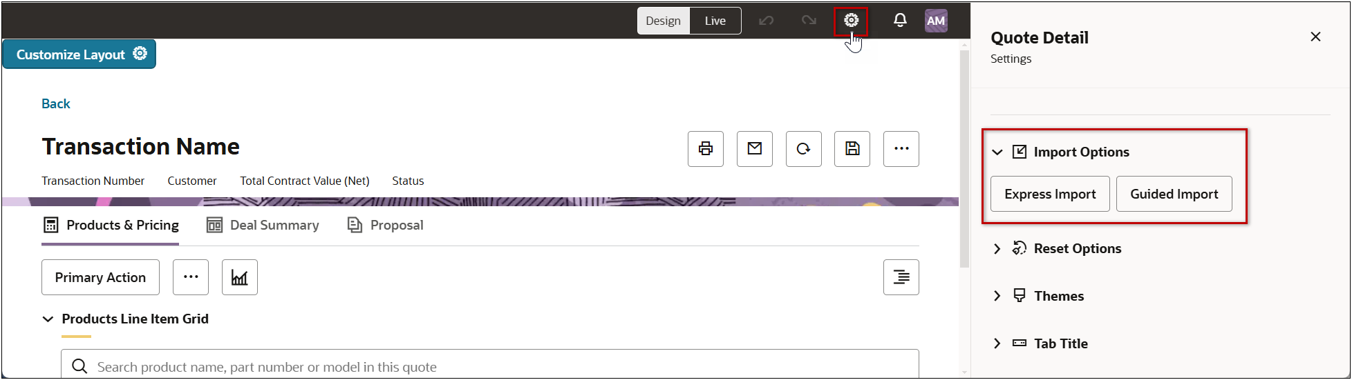 Express and Guided Import