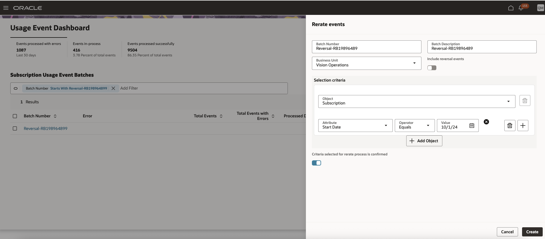 Criteria Builder