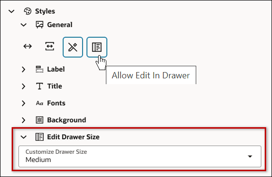 Allow Edit in Drawer