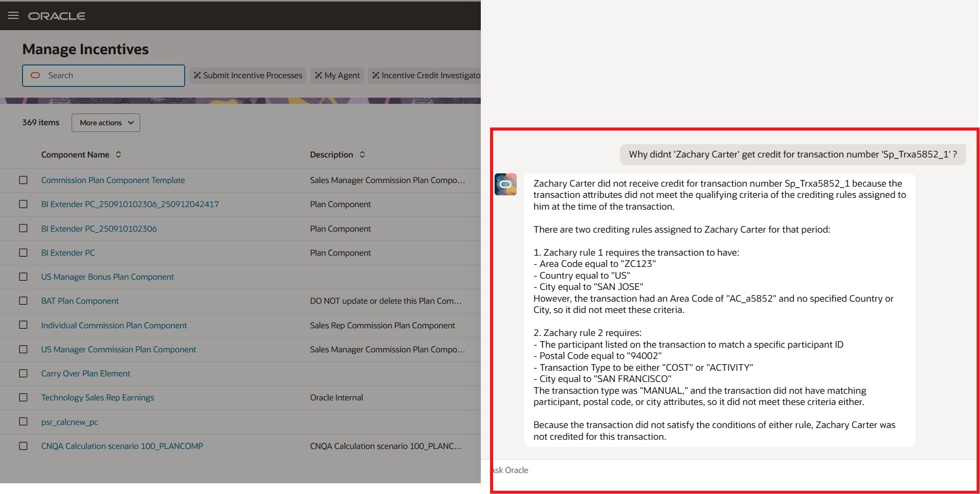 Interact with Credit Investigator Agent