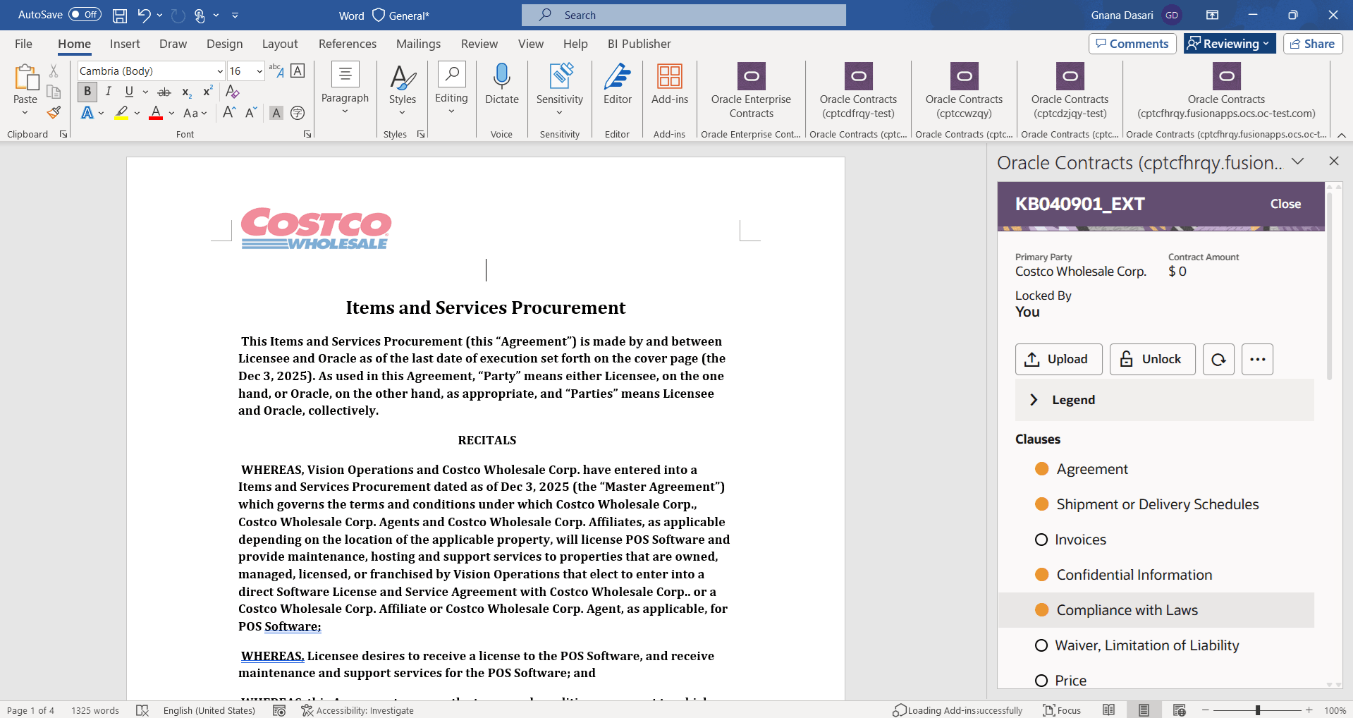 Results of the Analysis