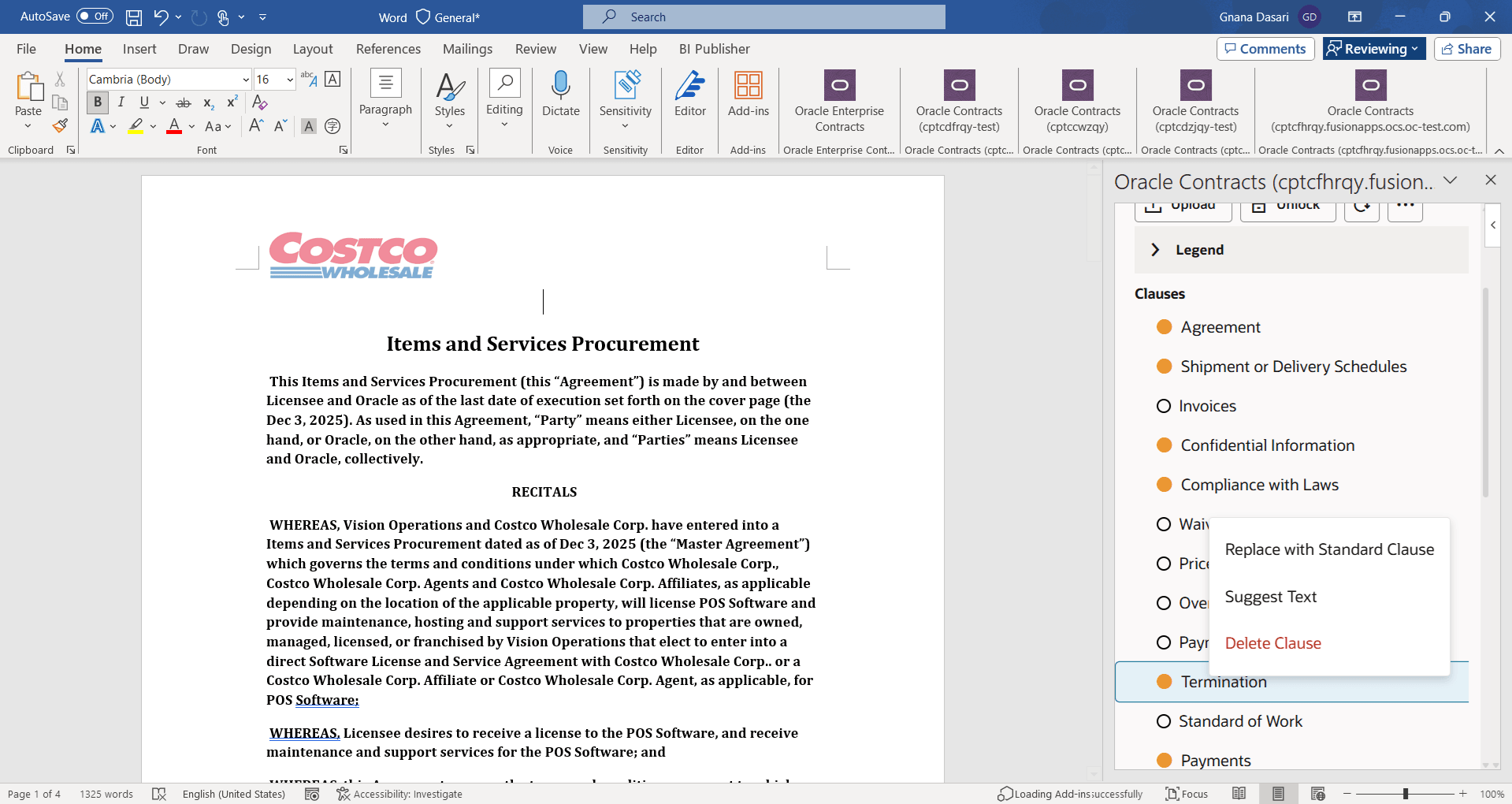 Replace with Standard