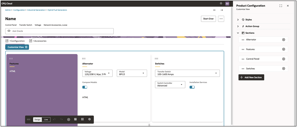 Sample Redwood Layout Editor