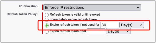 Expire refresh token