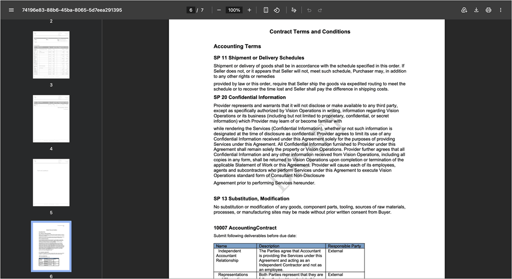 Fusion Contract PDF Example