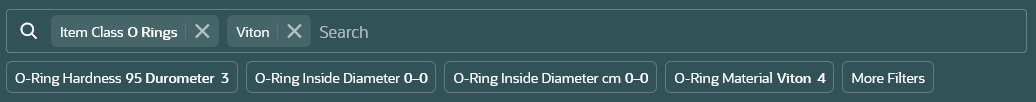 Filter Chip in Search
